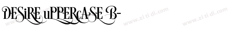 desire uppercase 1字体转换